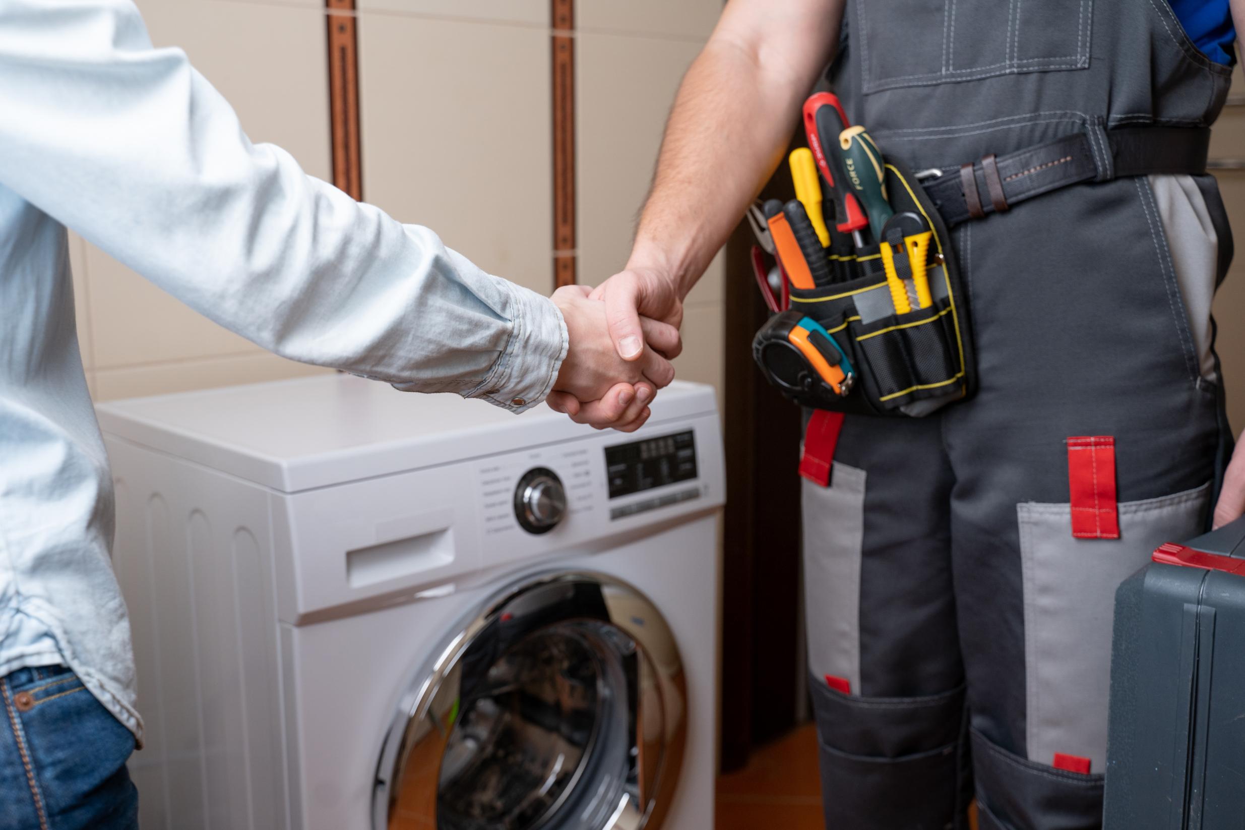 Professional appliance repair technician